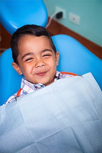 Boy in chair